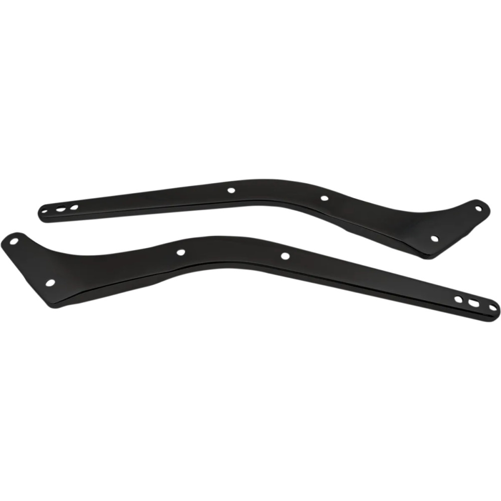 Soporte para guardabarros trasero — Trasero, negro brillo