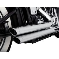 Big Shots Staggered 2-into-2 Exhaust System — 2-into-2 system, Staggered, Chrome