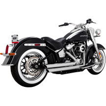 Big Shots Staggered 2-into-2 Exhaust System — 2-into-2 system, Staggered, Chrome