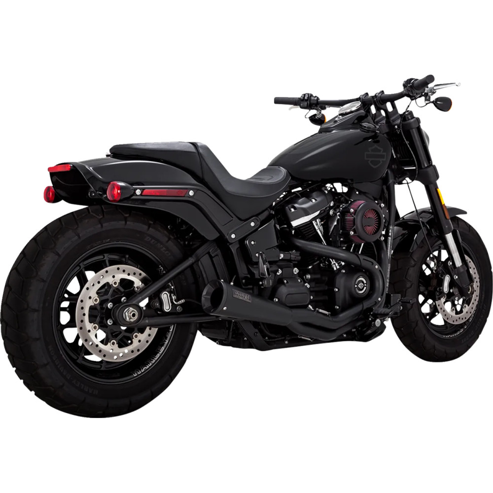 2-into-1 Upsweep Exhaust System — Black