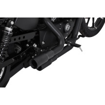 Mini Grenades Exhaust System — Black matte, 2-into-2 system