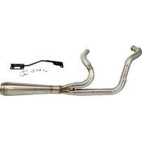 2-into-1 Assault Exhaust System — 2-Into-1 system, Brushed