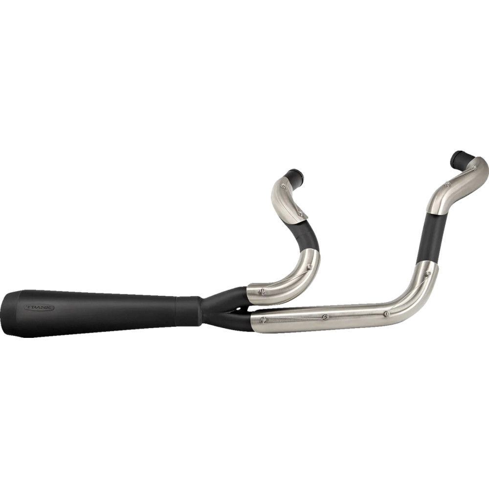 2-into-1 Assault Exhaust System — 2-into-1, Black