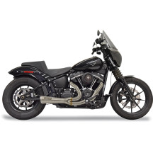 2-into-1 Ripper Short Exhaust System — 2-Into-1 system, stainless