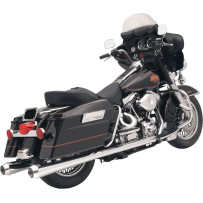 Megaphone Slip-On Mufflers — 10 cm (4"), Chrome