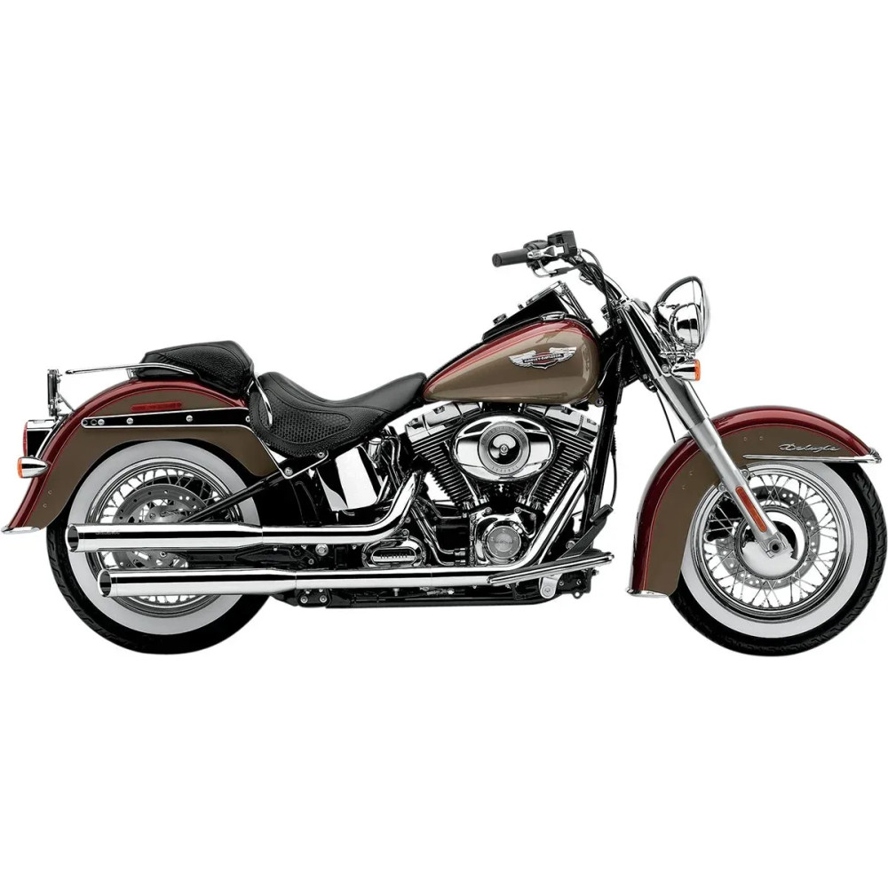 3" Slip-On Mufflers — Chrome