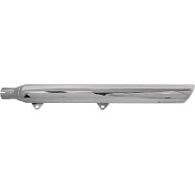 Slip-On Mufflers for True Dual Headers — 3" (76.2 mm) outer diameter, Chrome