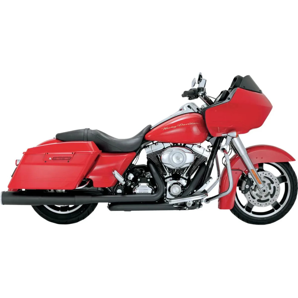 Silenciadores Hi-Output Slip-On — 4-1/2" de diámetro exterior, negro cerámico