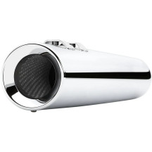 Silenciadores Powr-Flo Slip-On — 4.5 pulgadas, Cromado