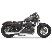 Firepower Series Slip-On Mufflers — 3" outer diameter, chrome polished