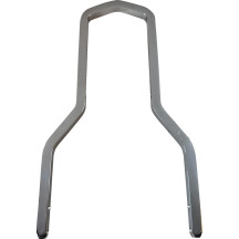 Square Sissy Bar — Short, 10.14 in H, 8-3/4 in W, Chrome