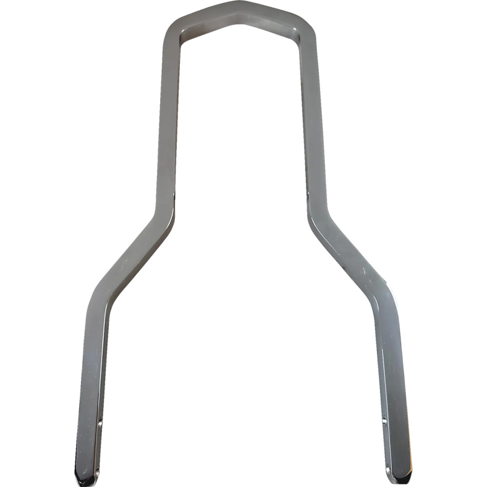 Square Sissy Bar — Short, 10.14 in H, 8-3/4 in W, Chrome