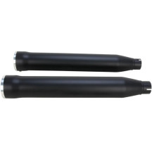 RPT 3" Slip-On Mufflers — 3" (76.2 mm), Black, Polished end cap