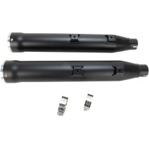 Silenciadores RPT Slip-On de 3" — 3" (76,2 mm), negro, extremo pulido