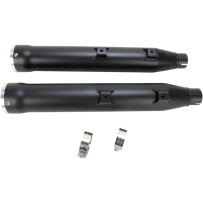 Silenciadores RPT Slip-On de 3" — 3" (76,2 mm), negro, extremo pulido