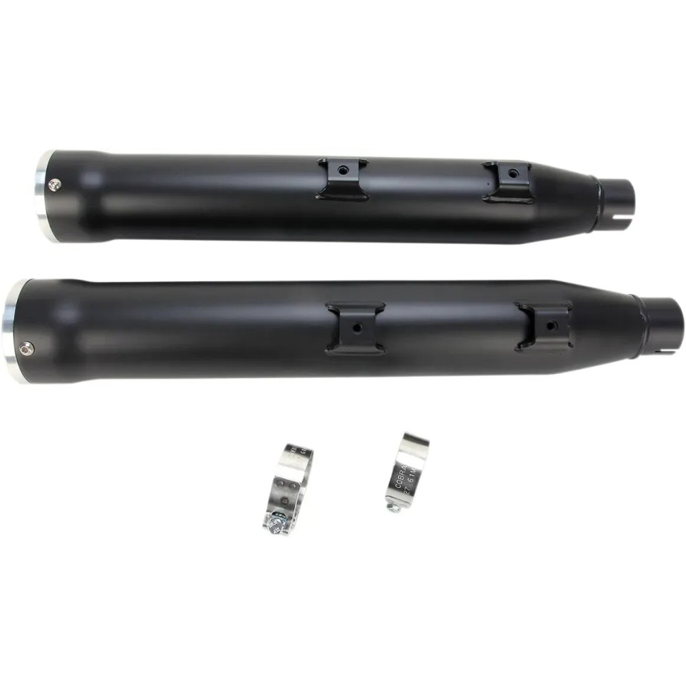 Silenciadores RPT Slip-On de 3" — 3" (76,2 mm), negro, extremo pulido