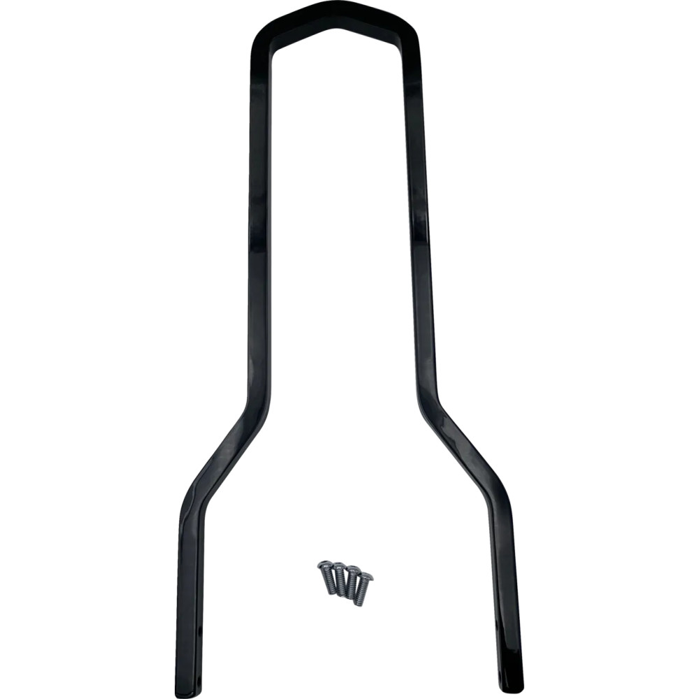 Round Sissy Bar — 14.75" height, Black gloss
