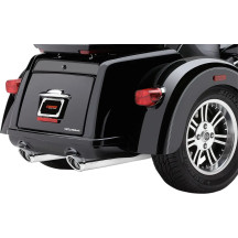 Silenciadores Tri Glide — cuerpos de 3.75", cromo