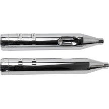 4-1/2" MK45 Performance Mufflers — Slip-On, Pair, Chrome end caps
