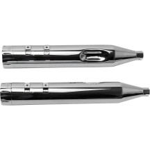 4-1/2" MK45 Performance Mufflers — 4-1/2" OD, Slip-On, pair, chrome end caps