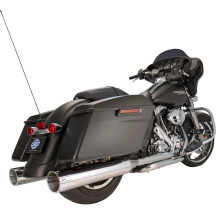 4-1/2" MK45 Performance Mufflers — 4-1/2" OD, Slip-On, pair, chrome end caps