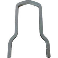 Square Sissy Bar — 10" height, 7-1/2" width, Chrome