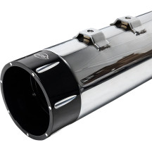 4-1/2" MK45 Performance Mufflers — 4-1/2" outer diameter, Slip-On, Chrome