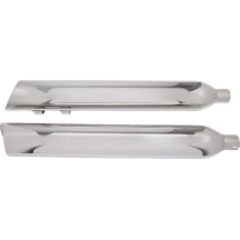 Silenciador Slip-On 909 Twins — diámetro exterior 4", cromado