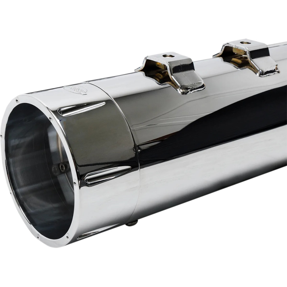 4-1/2" MK45 Performance Mufflers — 4-1/2" outer diameter, pair, chrome