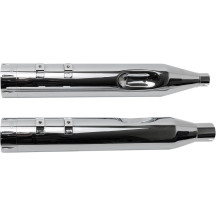 4-1/2" MK45 Performance Mufflers — 4-1/2" outer diameter, pair, chrome
