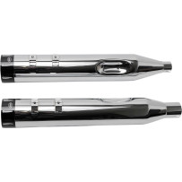 4-1/2" MK45 Performance Mufflers — 4-1/2" outer diameter, Chrome finish