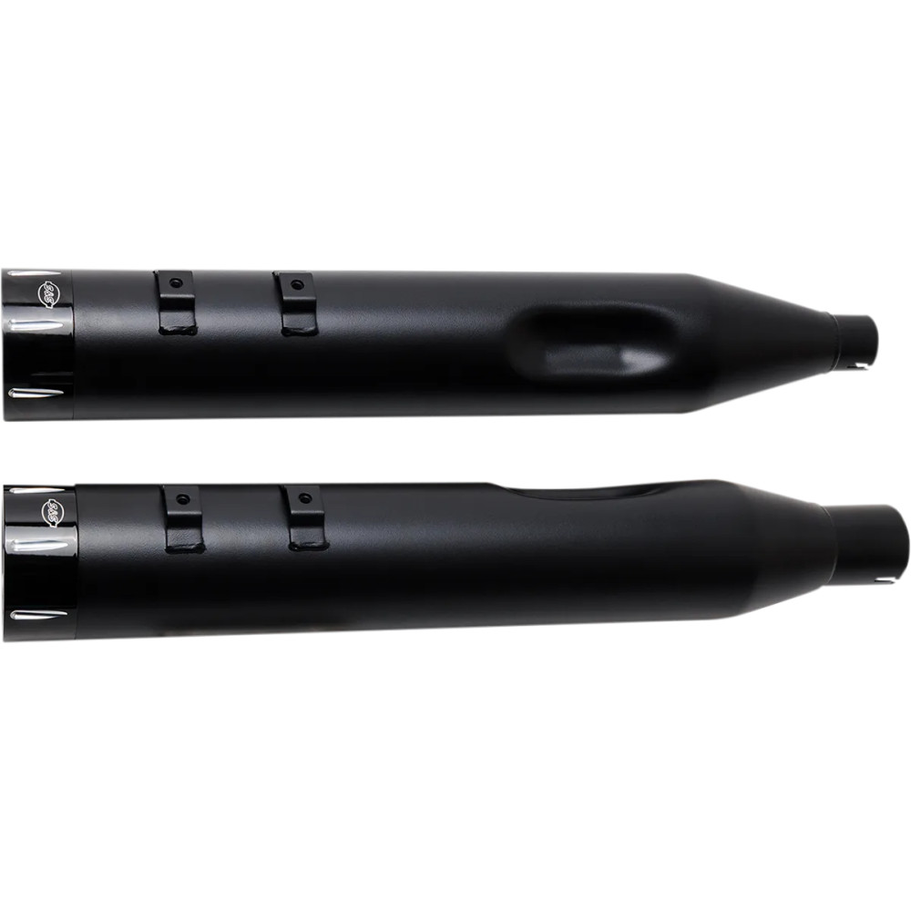 4-1/2" MK45 Performance Mufflers — 4-1/2" outer diameter, Ceramic Black