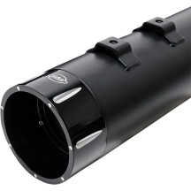 4-1/2" MK45 Performance Mufflers — 4-1/2" outer diameter, Ceramic Black
