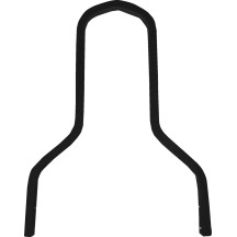 Square Sissy Bar — 11" height, Short, Black Gloss