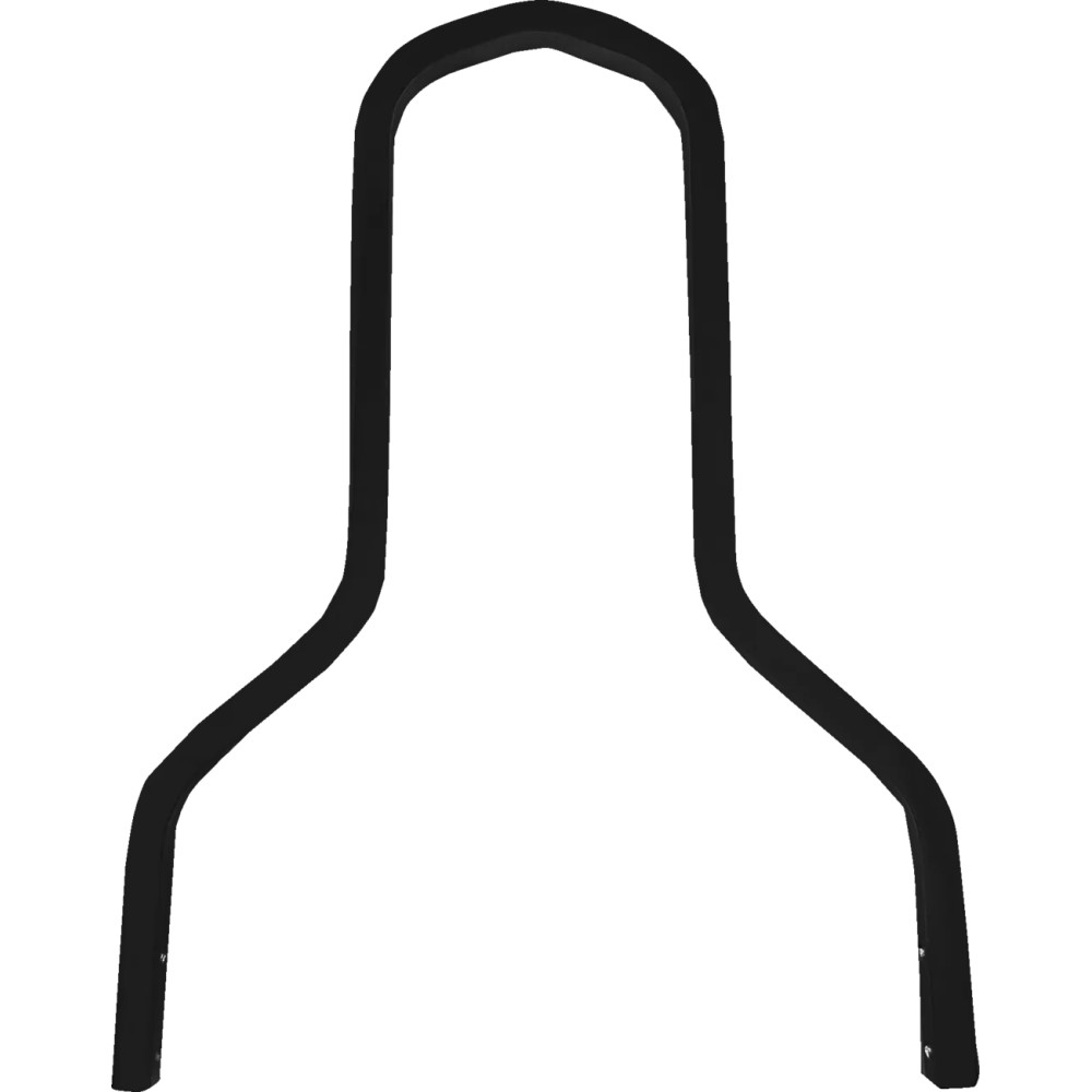 Square Sissy Bar — 11" height, Short, Black Gloss