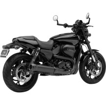 Silenciador El Diablo Slip-On — 4" diámetro exterior, Negro