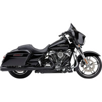 Silenciadores Slip-On El Diablo — diámetro exterior 4", Negro, par