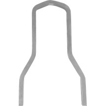 Square Sissy Bar — 10" H, 8-1/4" W, Chrome