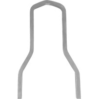 Square Sissy Bar — 10" H, 8-1/4" W, Chrome