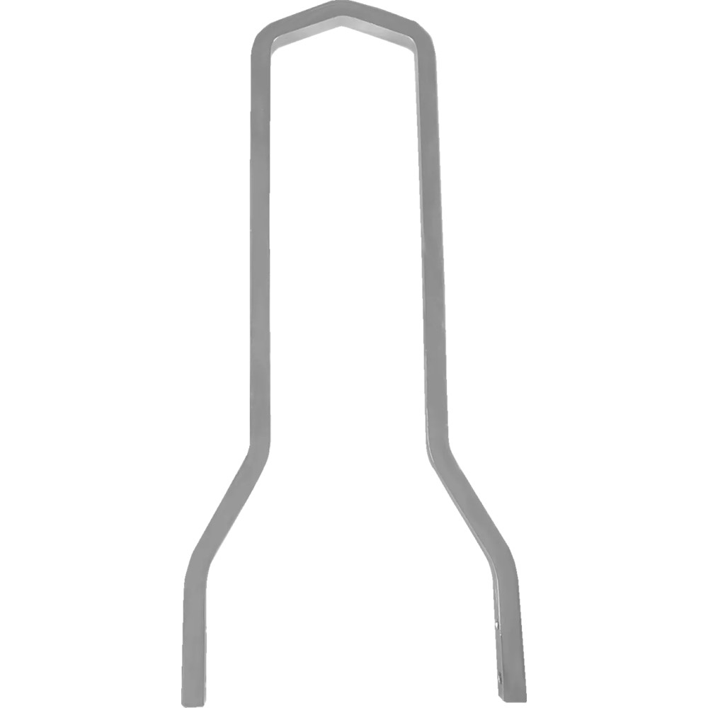 Square Sissy Bar — Height 38.5 cm, Width 20.1 cm, Chrome