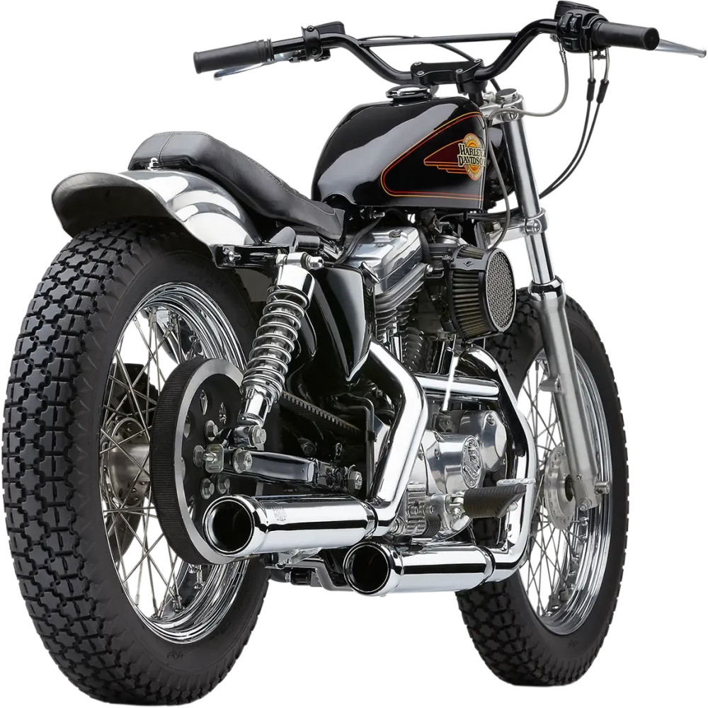 Silenciadores Slip-On Neighbor Hater — salida 3"–3.5", Cromo