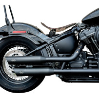 Slash Cut Race Slip-On Mufflers — Guardian Black