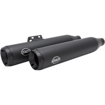 Grand National Race Slip-On Mufflers — Slip-On, pair, ceramic black