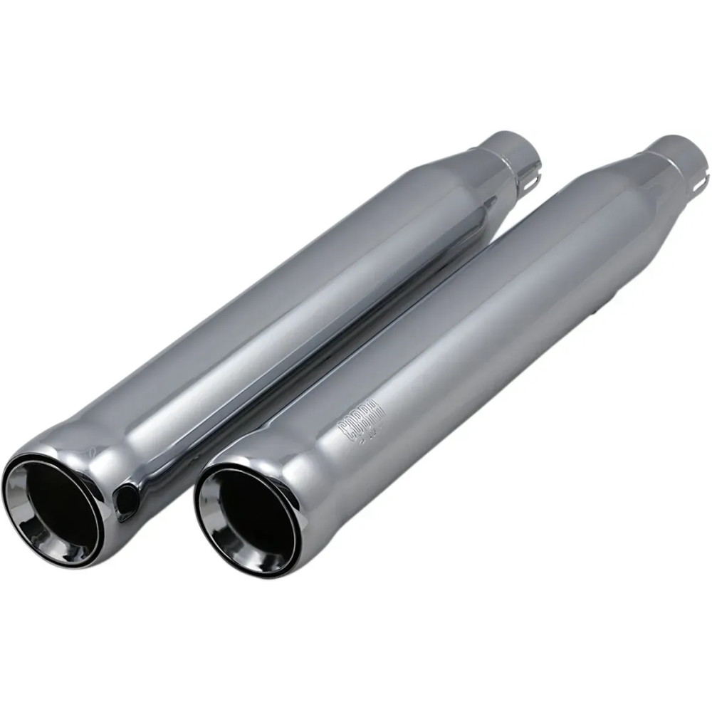 Neighbor Hater Slip-On Mufflers — 76.2 mm (3") outer diameter, Chrome