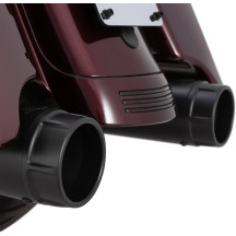 Torquer 450 Silenciadores Slip-On — 4-1/2" de diámetro, Negro
