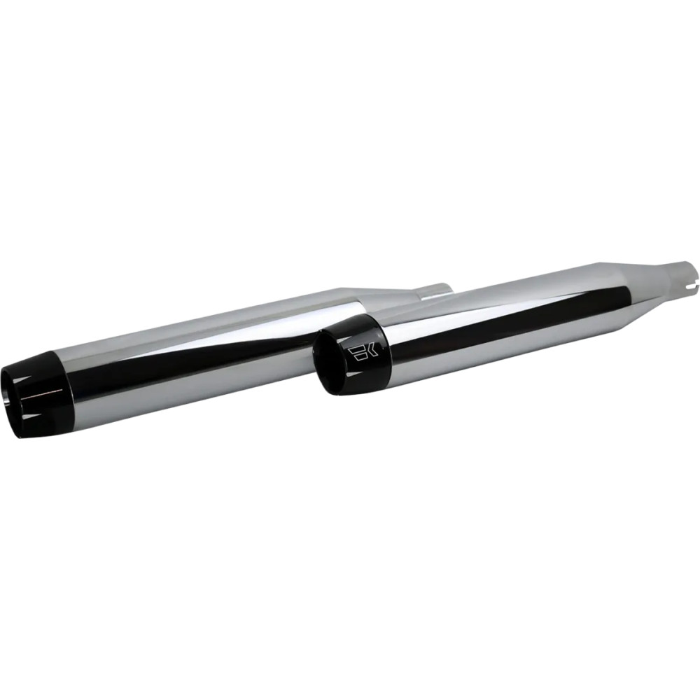 3-1/2" Slip-On Mufflers — Chrome