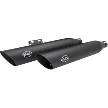 Slash-Cut Slip-On Mufflers — Guardian Black, Ceramic Black