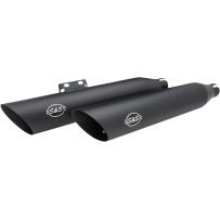 Slash-Cut Slip-On Mufflers — Guardian Black, Ceramic Black