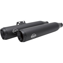 Grand National 50 State Slip-On Mufflers — Ceramic Black, Pair