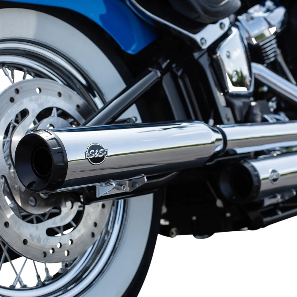 Grand National 50 State Slip-On Mufflers — Pair, Chrome